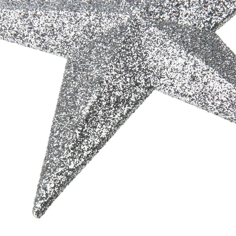 Рождественская Елка Топ звезды сосновая гирлянда сверкающий орнамент Рождественское украшение для дома Рождественская елка орнамент Топпер вечерние украшения