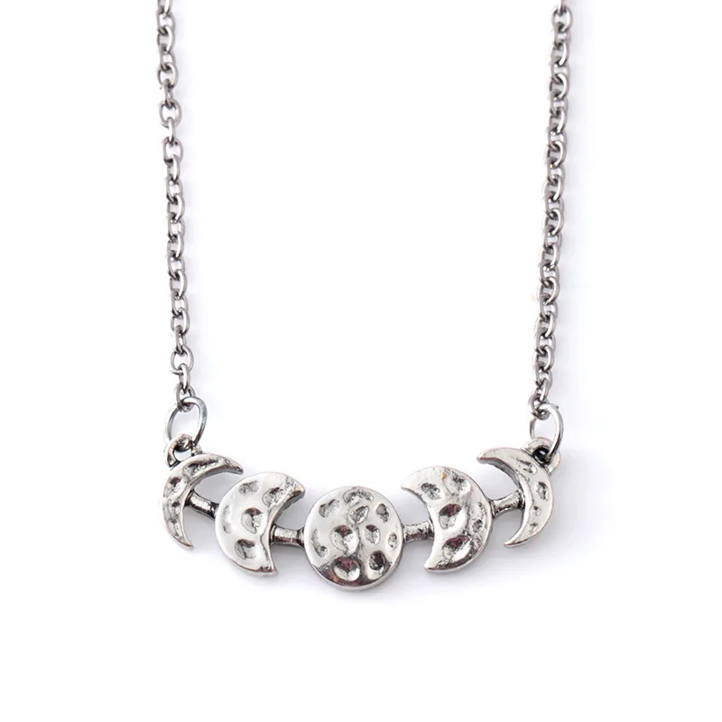 

LUFANG Fashion Jewelry Bohemian Coller Maxi Retro Lunar Eclipse Necklace 2019 Ethnic Trendy Simple Moon Choker Necklace Women