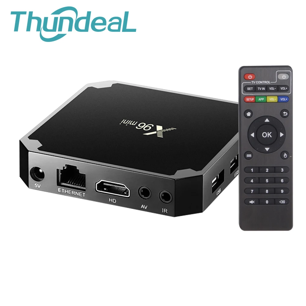 X96 Мини ТВ бокс Android 7.1.2 wifi 4 K HD Смарт медиаплеер смарт приставка 8G 32G Amlogic S905W