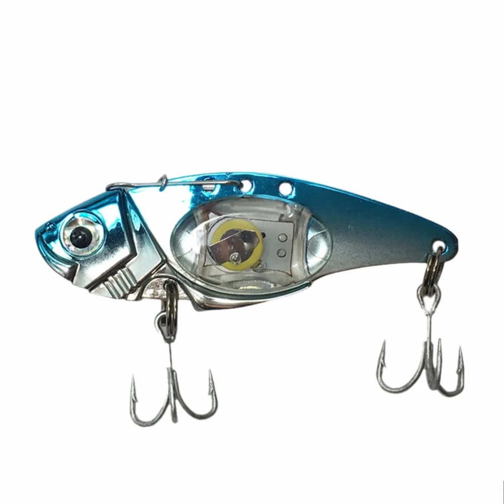 1 шт. Светодиодная лампа для рыбалки приманка с тройным крючком электронный рыбалка приманка с лампочкой приманка для рыбы приманка мигающая лампа