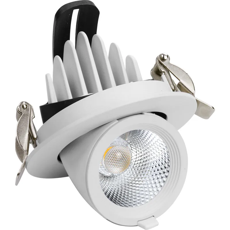 

LED Trunk Downlight COB Ceiling 12W 20W 30W 40W AC85-265V Adjustable recessed Super Bright Indoor Light cob led downlight