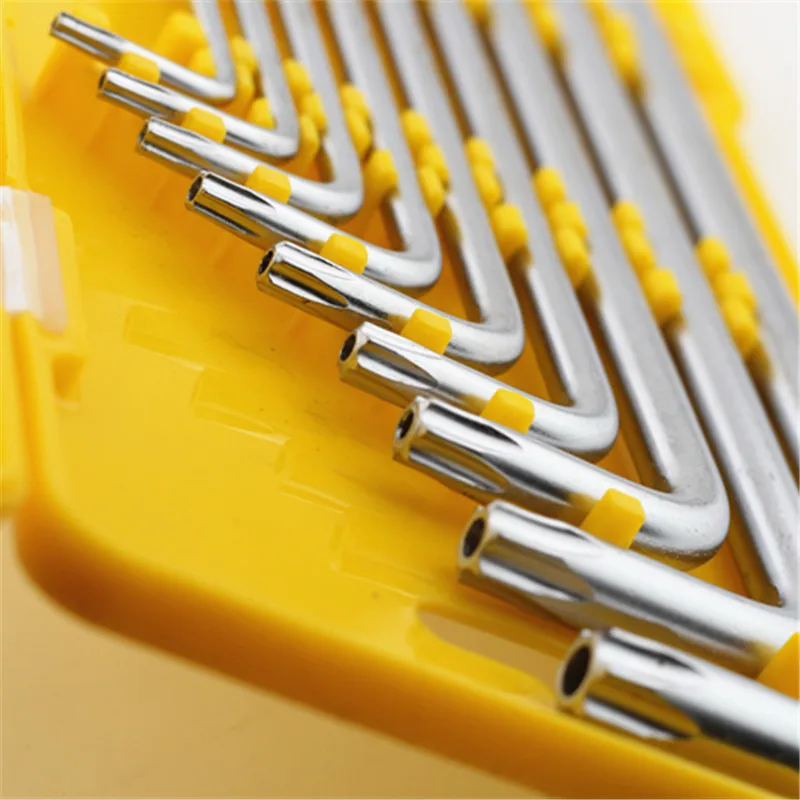 Top Quality 9Pcs Spline End Wrenches L type Box End Combination