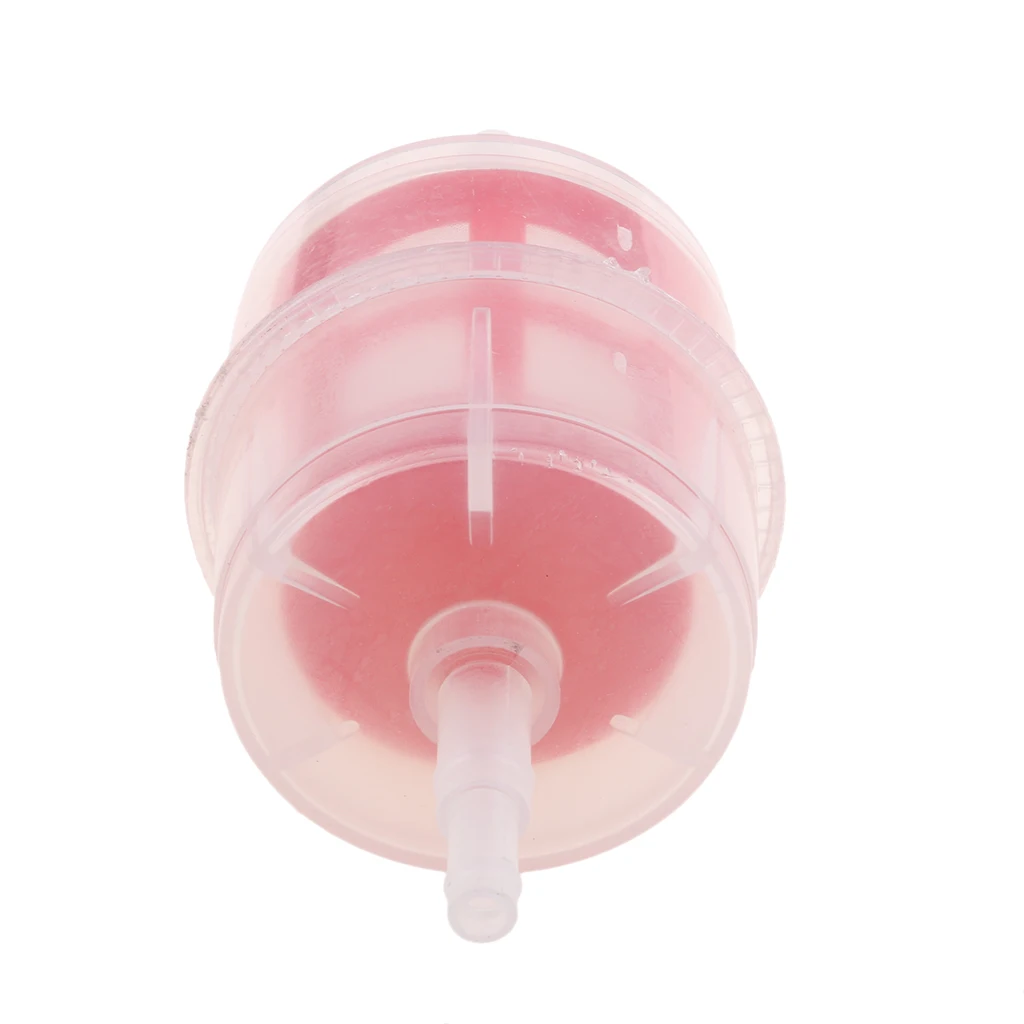 Universal Petrol Inline Fuel Filter LARGE Car Part Fit 6mm-8mm Pipes Red