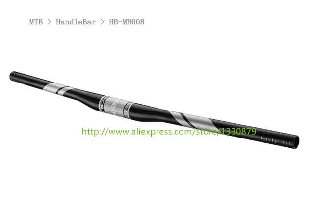 Cheap FOURIERS MTB HandleBar HB-MB008 Mountain Bicycle HandleBar UD Carbon fiber bike handlebars 31.8X750MM