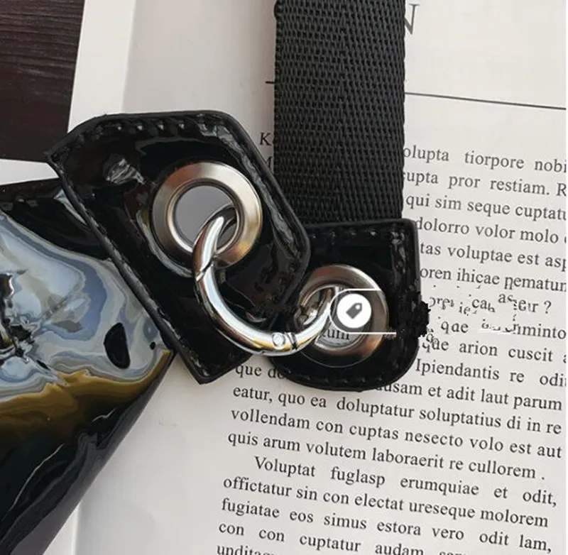 Модная сумка на пояс Сумка для ремня ПВХ краска кожа поясная сумка Bananka Водонепроницаемая Противоугонная Женская подиумная поясная сумка