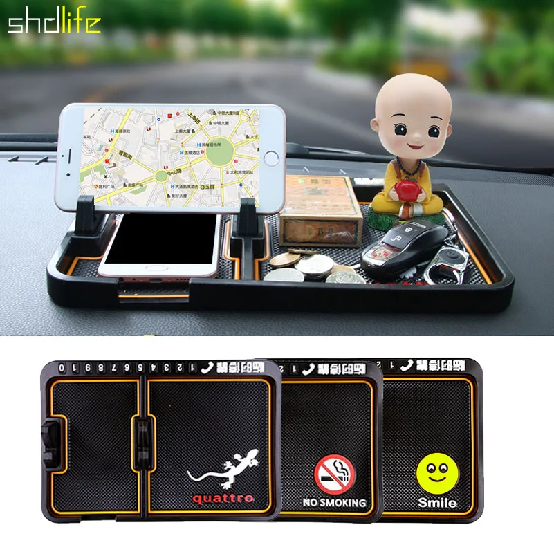 Car Anti Slip Pad Mat Dashboard Phone GPS Holder For Jeep