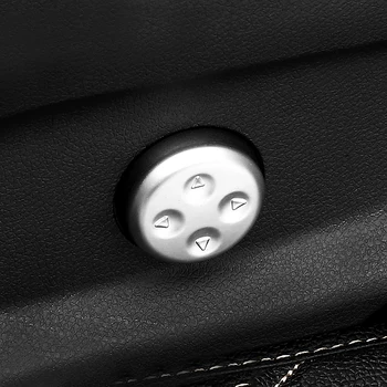 

For Mercedes Benz E Class 2016 2017 2018 Accessories ABS Matte Car Seat adjustment Switch Trim Cover Sticker car styling 2pcs