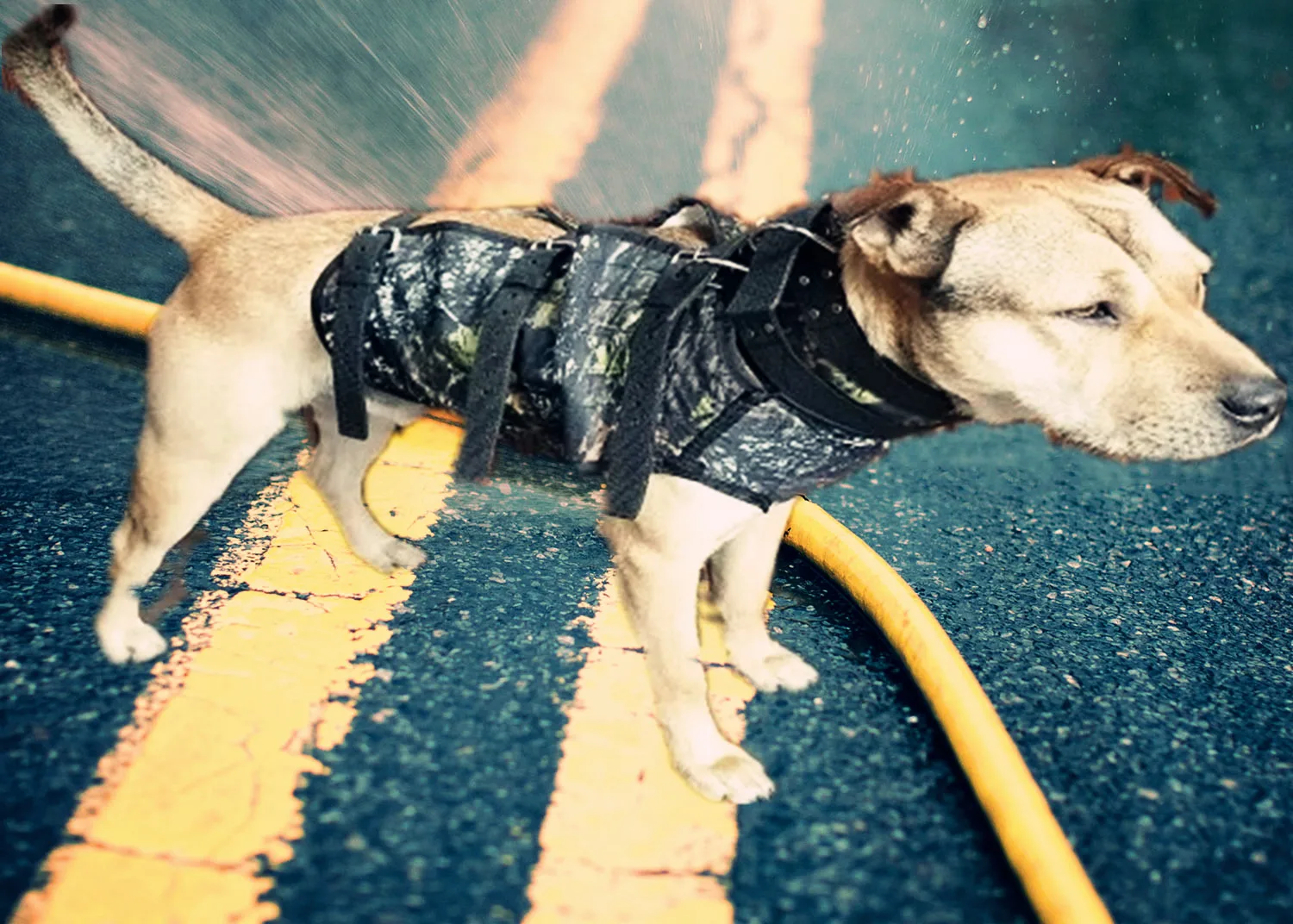 

Camouflage Anti-attack Anti-bite Hunting Protective Clothing for Dugabiter Hound Hound Armor Special for Hunting Wild Boar