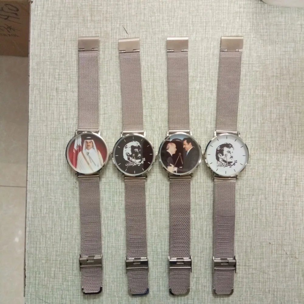 CL014 DIY часы для любителей фото из нержавеющей стали с сеткой дропшиппинг пользовательское изображение подарок Персонализированные Женские часы с принтом Мужские часы