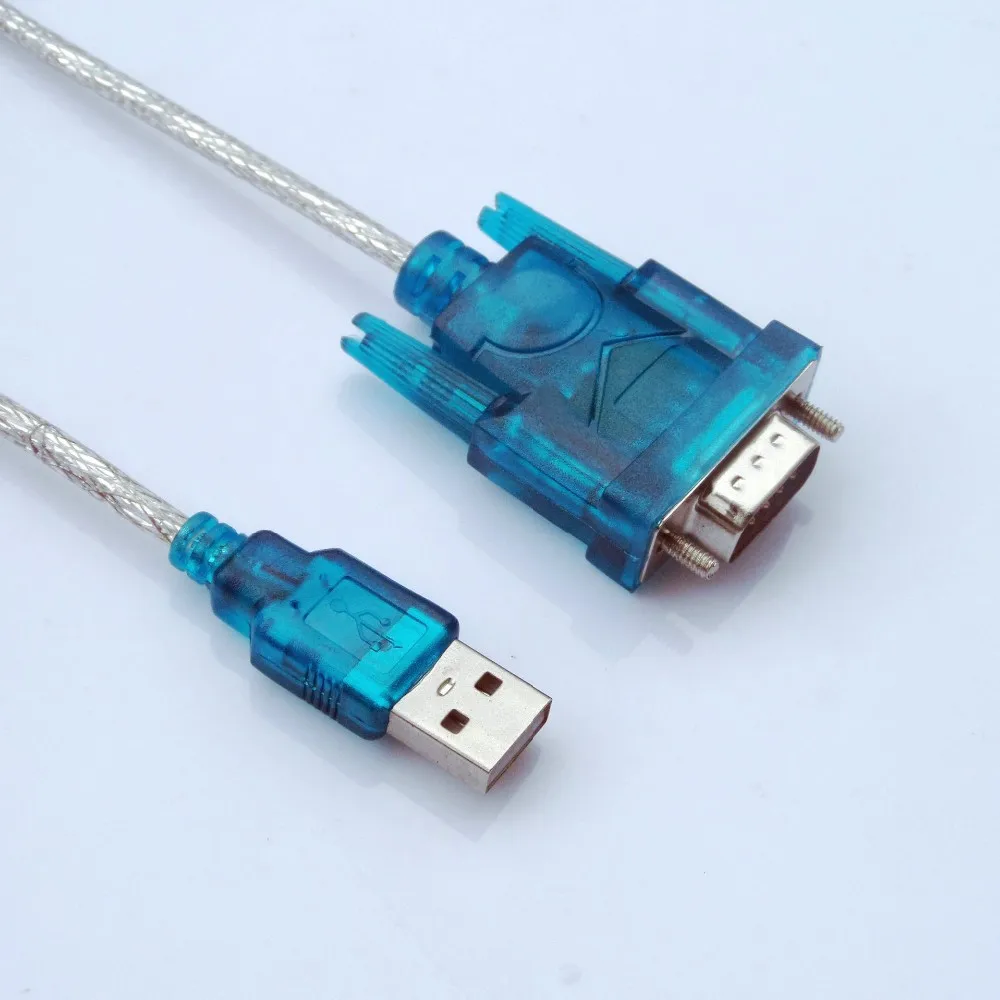 200 шт. CH340 USB к RS232 COM Порты и разъёмы Серийный КПК 9-контактный DB9 Кабель-адаптер Поддержка Windows7