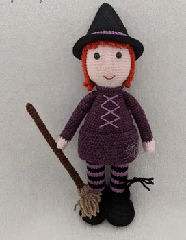 

crochet toys amigurumi doll witch number JZ041307
