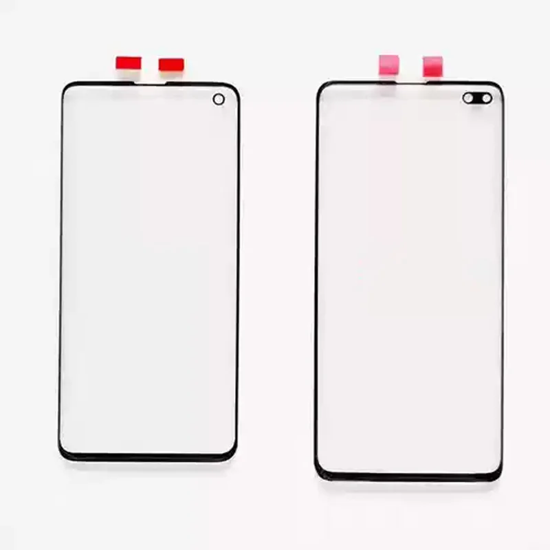 For Samsung Galaxy S10e S10 lite S10+ Plus 5G lcd Outer Screen Glass Cover Panel Touch Front Lens Repair | Мобильные телефоны и