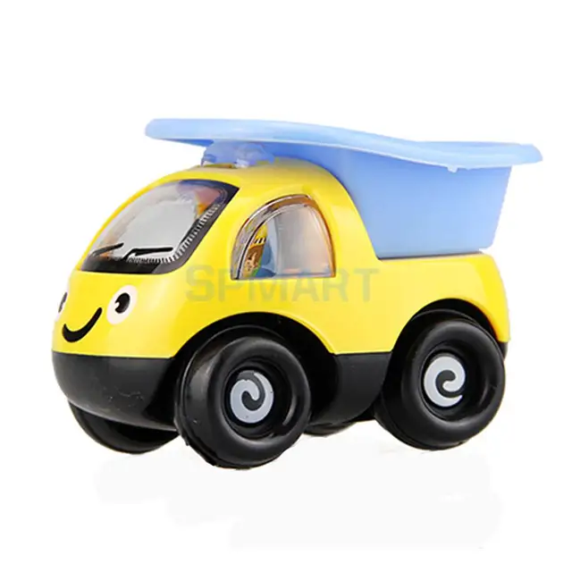 cartoon pull back construction vehicle truck lorry car kids toy in