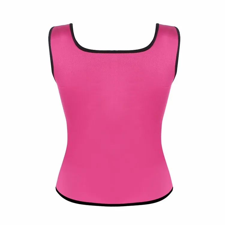 Plus Size Neoprene Sweat Sauna Body Shapers Vest Waist Trainer Slimming Vest Shapewear Weight Loss Waist Shaper Corset Shapewear