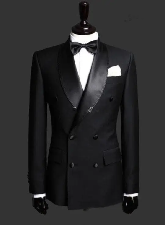 Костюм Homme Terno Masculino, смокинги, приталенные мужские костюмы, новейший дизайн, свадебные костюмы для мужчин, 3 предмета(пиджак+ брюки+ галстук - Цвет: as picture