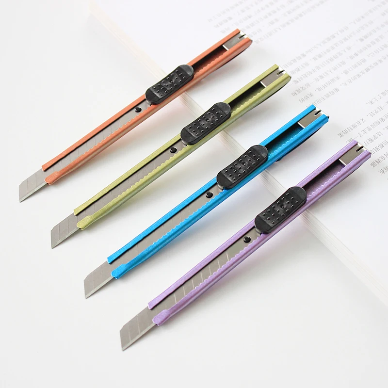 Color Art Letter Opener Metal Utility Knife Cutter Office Supplies School Stationery | Канцтовары для офиса и дома