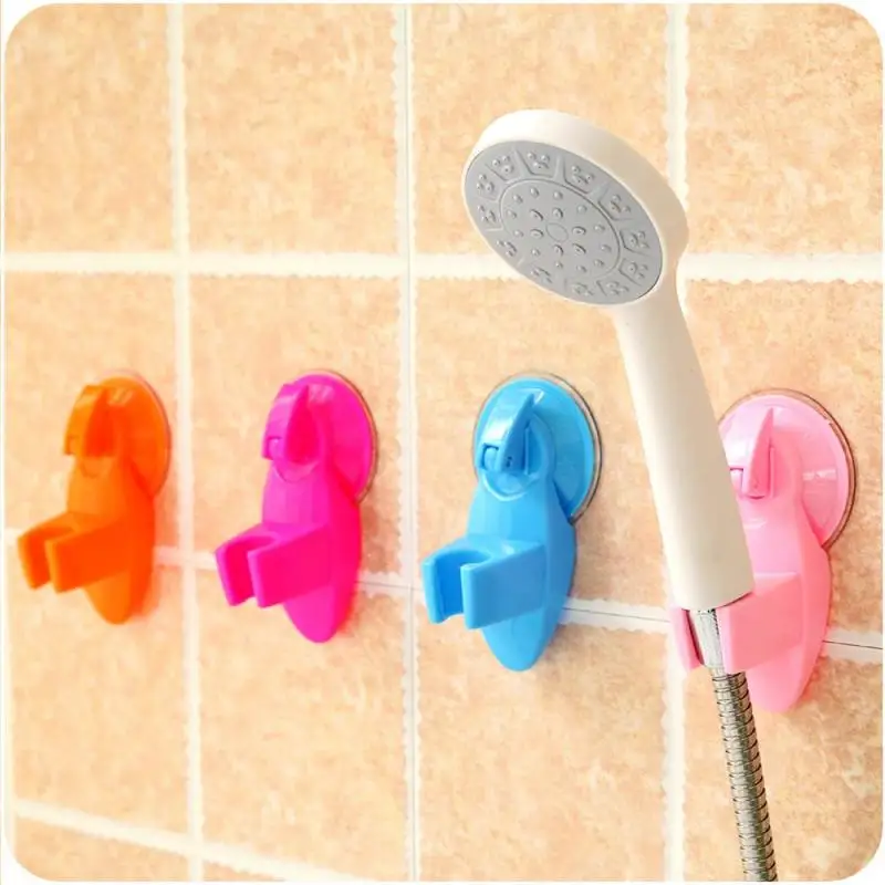 

1PC Hot Sale Summer Portable Adjustable Home Bathroom Shower Head Holder Super Wall Vacuum Suction Cup Storage Rack Mount Shelf