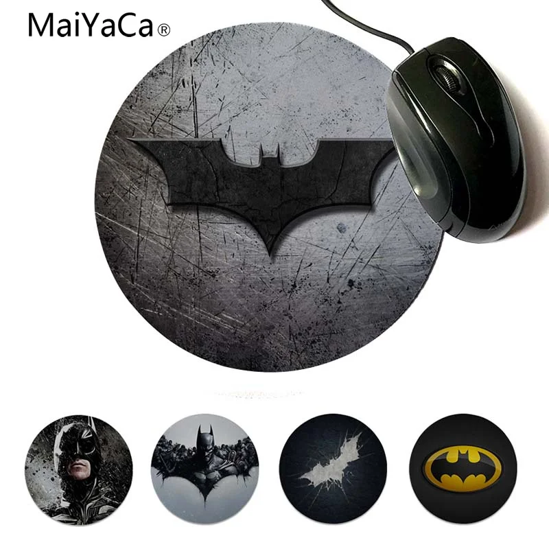 Maiyaca My Favorite Batman logo Rubber Mouse Durable Desktop Mousepad