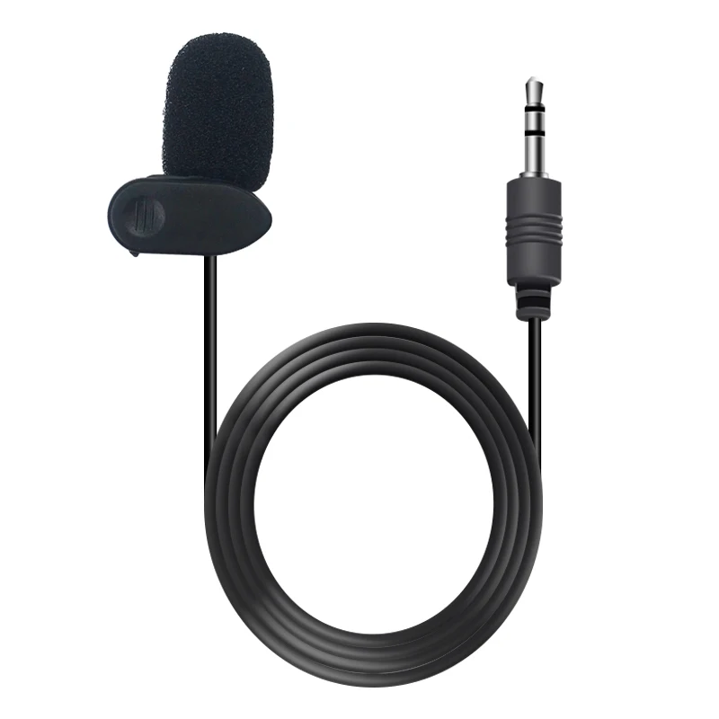 

Universal Portable 3.5mm Mini Headset Microphone Lapel Lavalier Clip Microphone for Lecture Teaching Conference Guide Studio Mic