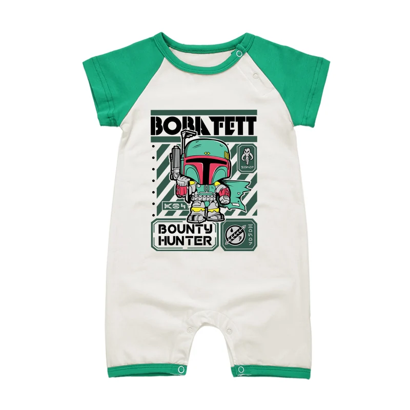 Summer Baby Romper Baby Boy Clothing Set Star Wars Boba ...