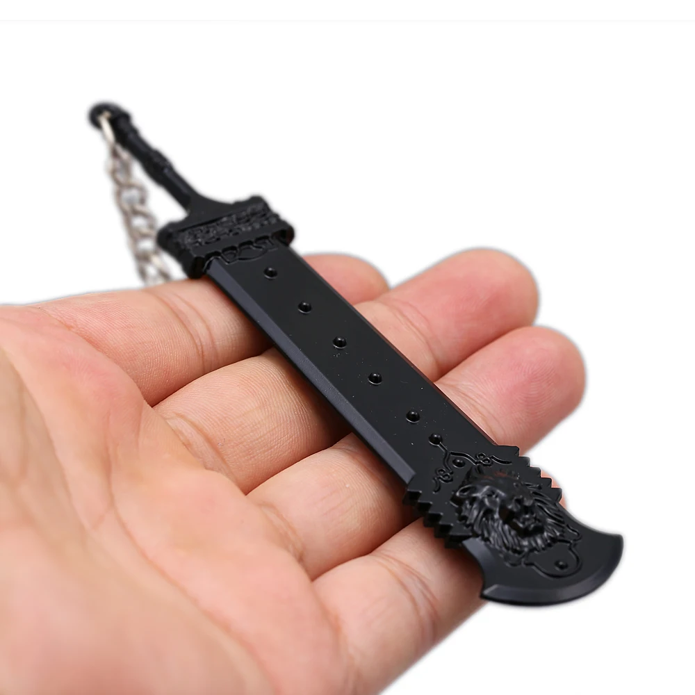 HSIC NieR Automata jorha брелок 2B держатель для ключей для оружия черные металлические подвески брелки талисманы косплей аксессуар для мужчин HC12789