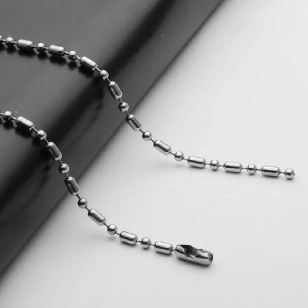 

10pcs/lot High Quality Stainless Steel Chain Waterproof Men Curb Link Necklace