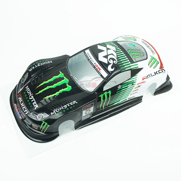 

S049 1/10 1:10 PVC painted body shell for 1/10 RC hobby racing car 2pcs/lot free shipping
