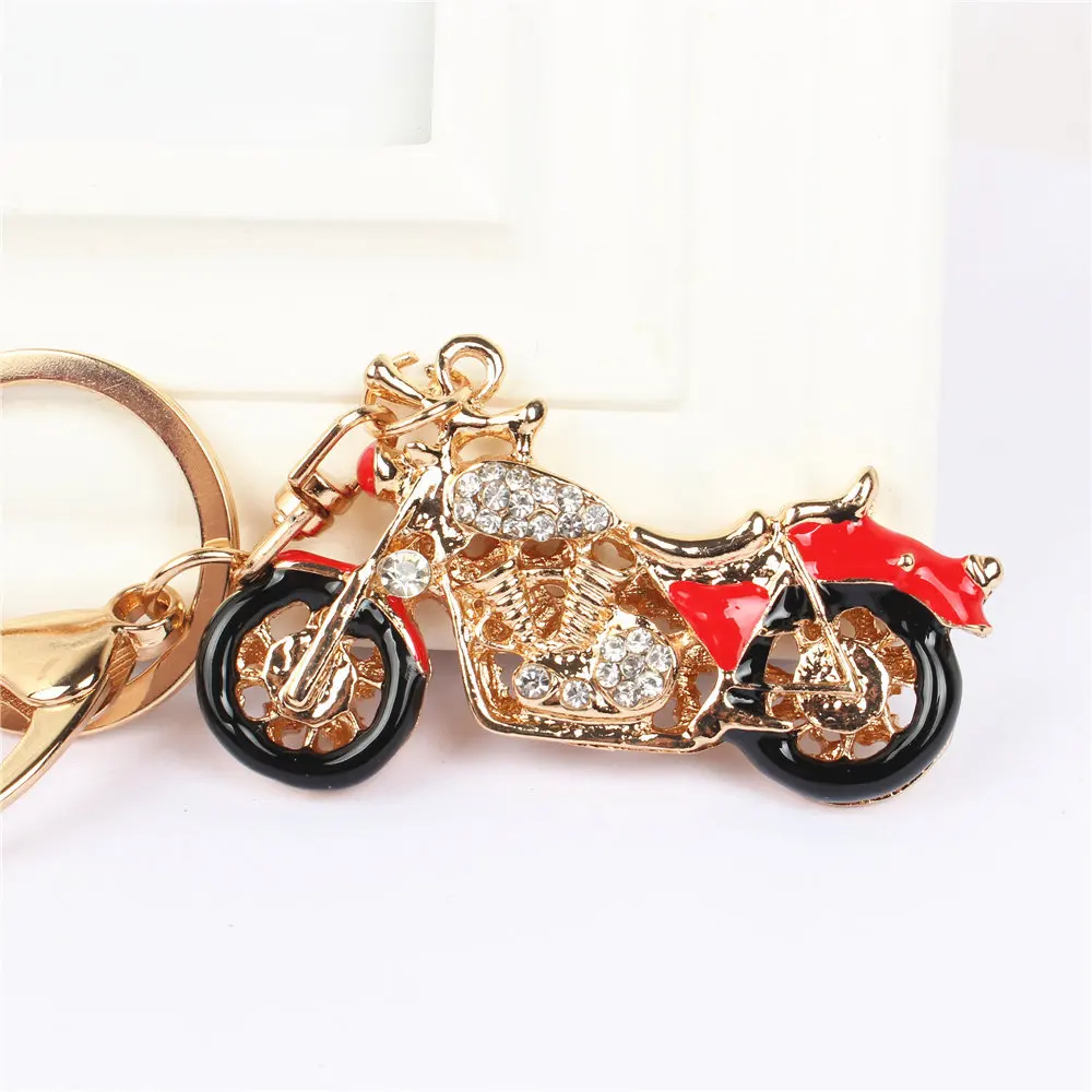 Красная моторная мотоциклетная велосипедная подвеска в виде мотоцикла