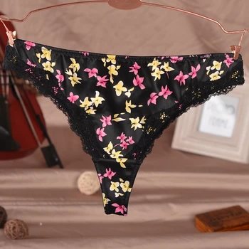 

Fashion thong women's low-waist ultra soft comfortable sexy lace noble thong