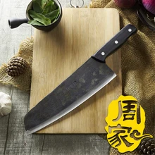 Freies Verschiffen ZHOU Handgemachte Peeling Fleisch Fisch Messer Cleaver Fleischmesser Split Fleisch Butcher Messer Eviscerate Knochen Küchenmesser