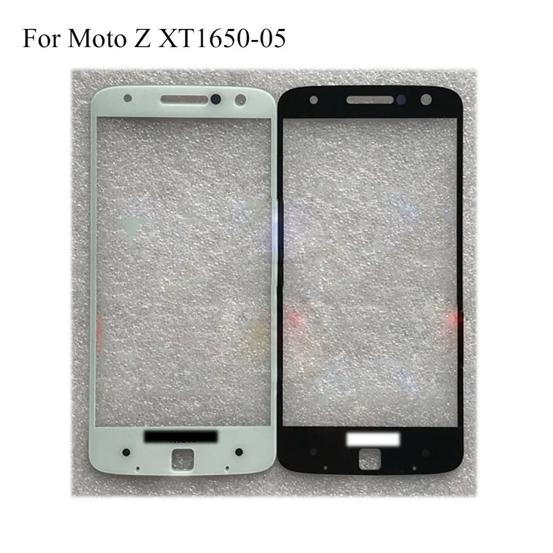 

2PCS For MOTO Z XT1650 XT 1650 Front Outer Glass Lens Repair Outer Glass Touch Screen without Flex For MOTOZ XT1650-05