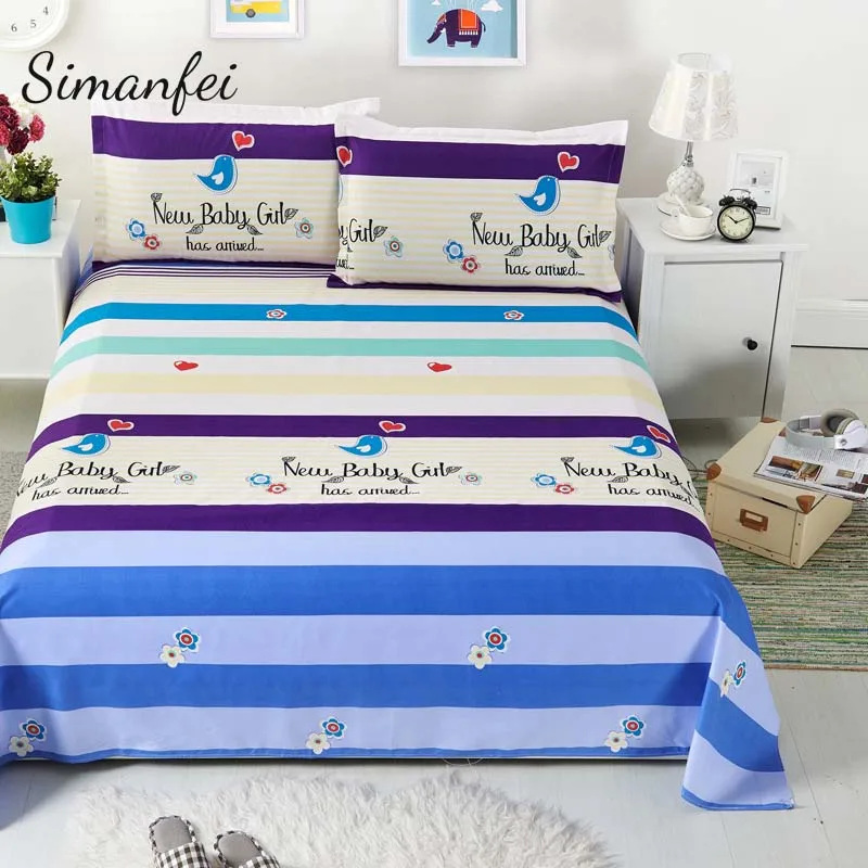 

Simanfei 1pc Bedspreads+ 1pcs Pillowcase Comfortable Mattress Cover Bed Mattress Protector Pad Fitted Sheet