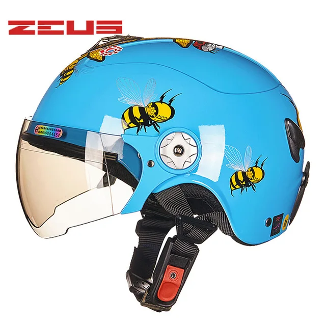 

ZEUS 108 half face helmet children safety kids Electric car Motorcycle protective