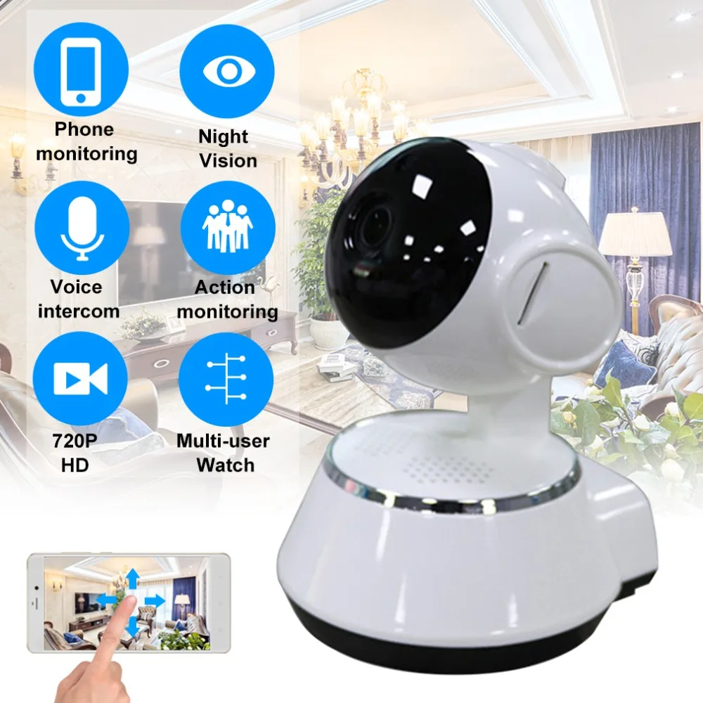 

Mini Home Monitor P2P WIFI Camera 720P HD Wireless Smart Baby Camera Nigh Vision Remote Surveillance Home Security Camera