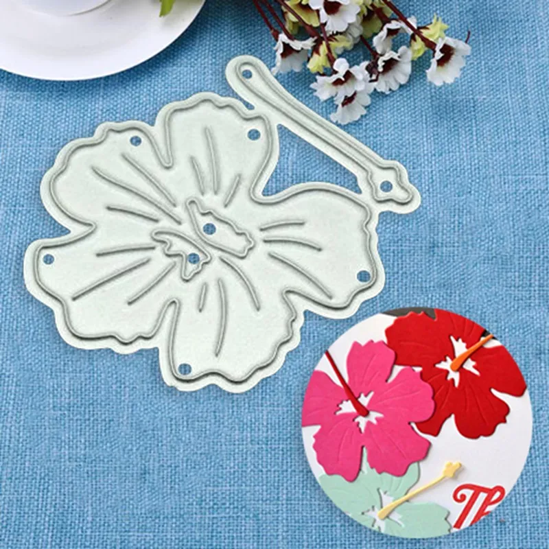 

Little Flower Metal Cutting Dies Frame Craft Cutting Die Embossing Stencil For Handmade Paper Card Making Scrapbooking