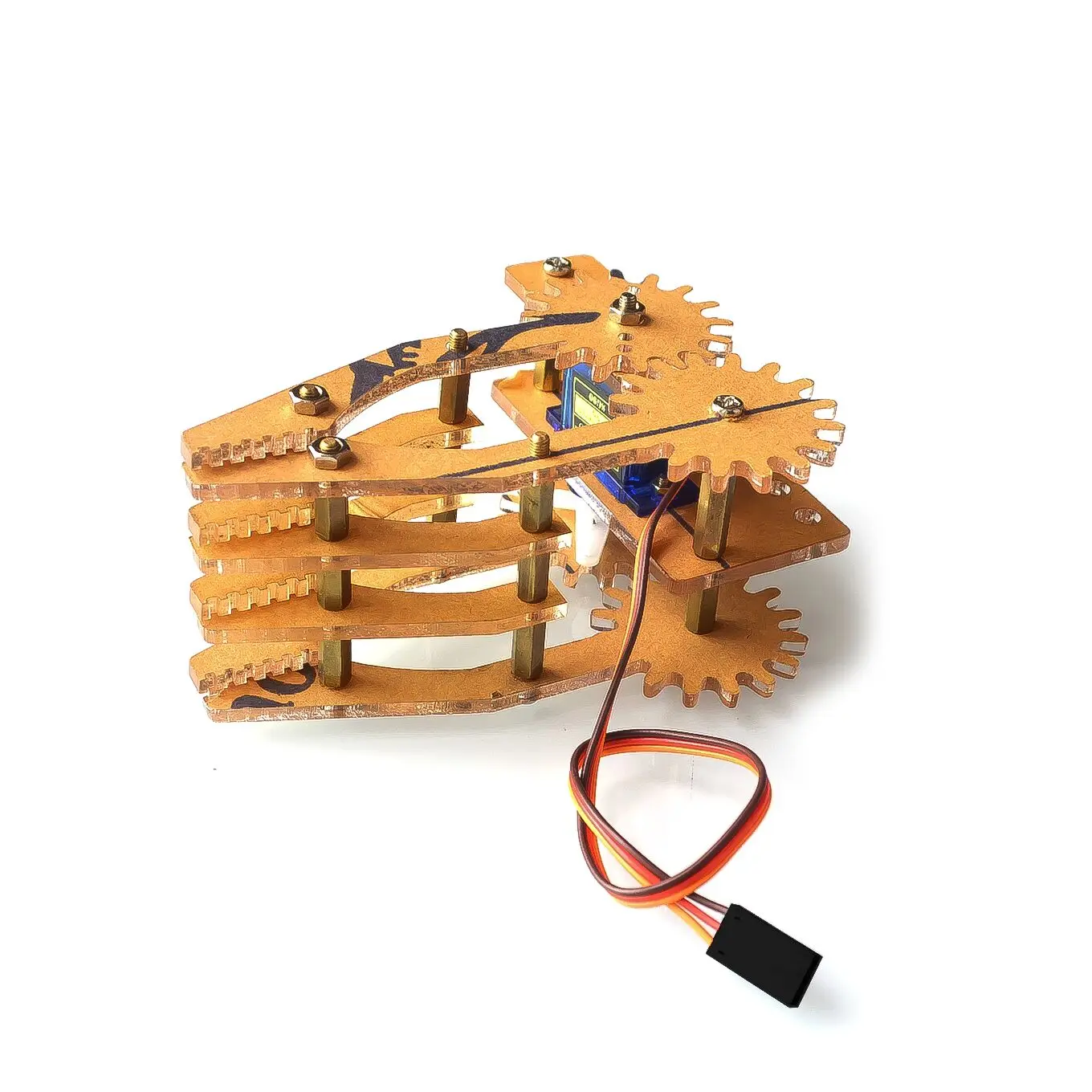 

Acrylic robot Claw Manipulator Arm SG90 servos smart robot gripper for arduino SNM200 (without SG90)