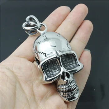 

71g Huge Heavy Skull Pendant 316 Stainless Steel Fashion Fashion Punk Style Ghost Skull Pendant