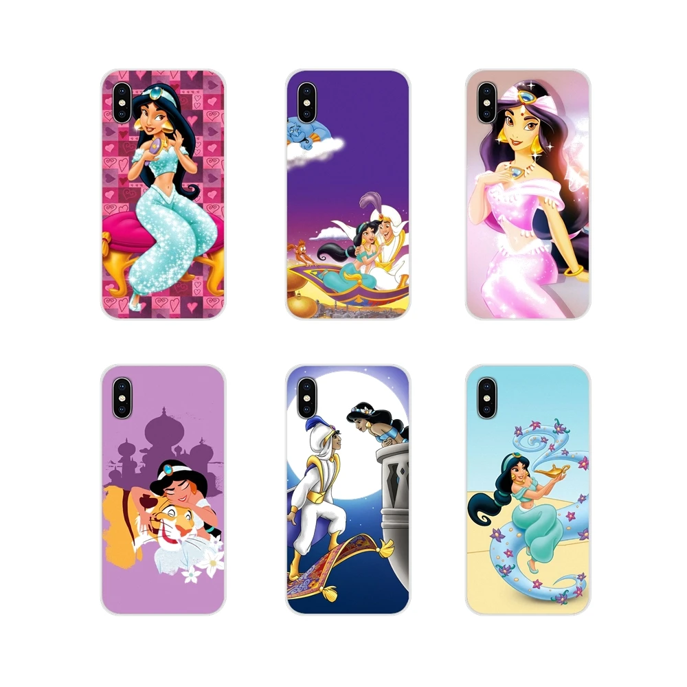 

Aladdin Jasmine Princess Accessories Phone Shell Covers For Samsung Galaxy S4 S5 MINI S6 S7 edge S8 S9 S10 Plus Note 3 4 5 8 9