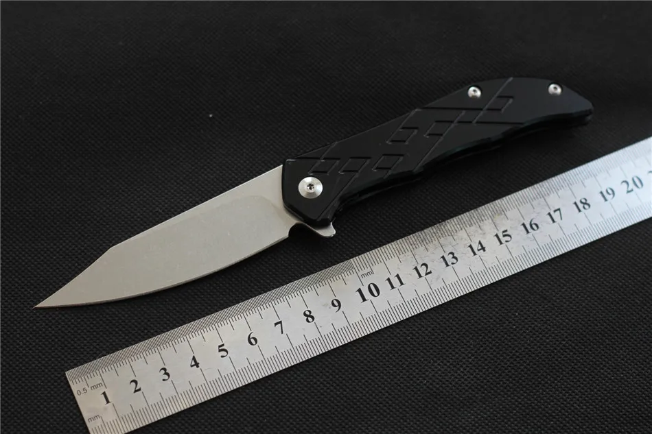 

MK D2 outdoor self-defence Folding knife titanium handle sharp pocket flipper knife camping hunting knife Tactical survival EDC
