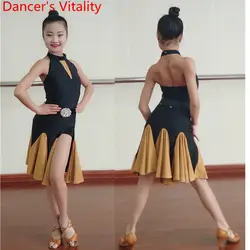 2019 Дети костюмы для латинских танцев обувь девочек костюм выступления Национальный Стандартный Румба Самба Танго ча танцы практика