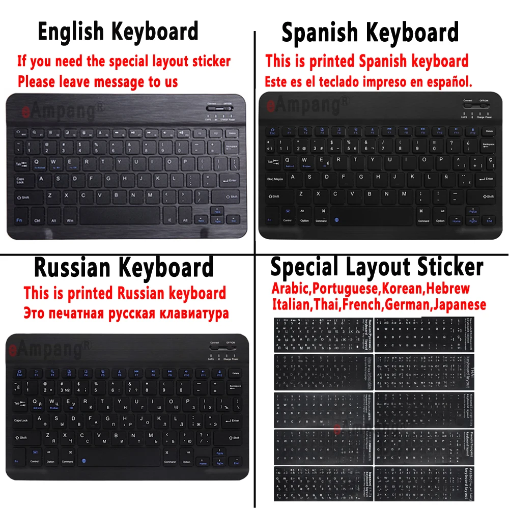 Keyboard Case For Apple iPad 2 3 4 iPad2 iPad 3 iPad 4 9.7 A1395 A1396 A1403 A1416 A1430 A1458 A146