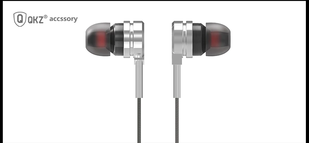 Original QKZ DM9 Zinc Alloy HiFi Earphone 3.5mm In-ear auriculares Super Clear Noise Isolating Mic MP3 MP4 fone de ouvido (6)