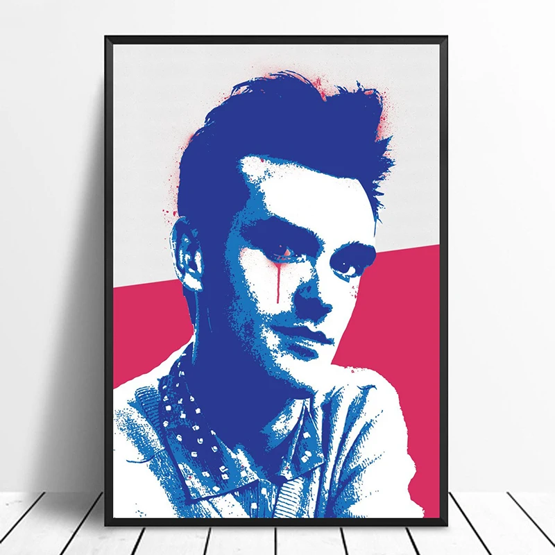 Музыкальный постер Morrissey The Smiths музыкальный в стиле хип хоп рэп со звездами