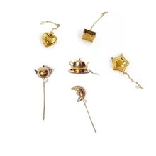 304 в золотом цвете из нержавеющей стали чай фильтр-артефакт по Сито-заварник