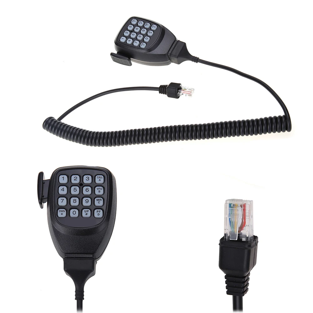Ручной микрофон Динамик с DTMF 16 ключей 8 pin RJ разъем для Kenwood TK 686 780 862 863G