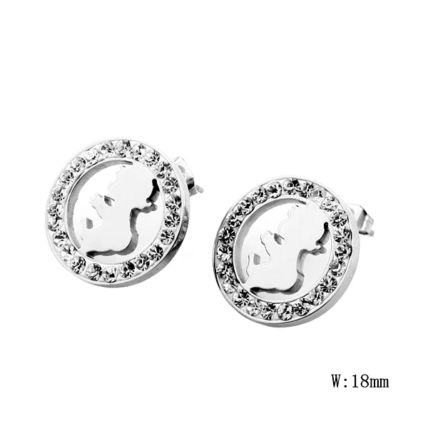 

TF-202 fashion New Arrival Abstract Stylish Hollow Out Face Dangle Earrings Girls Statement Drop Earrings best party gift