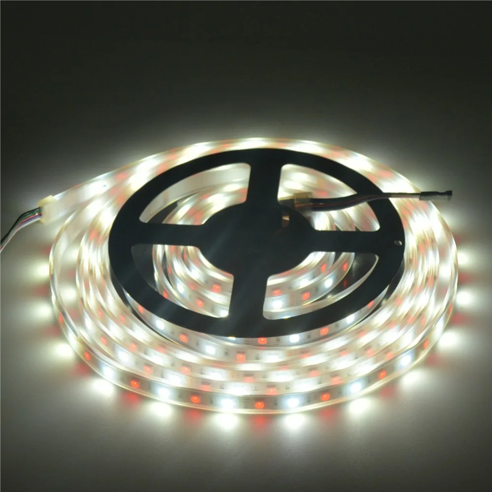 100 м 20X5 DC12V RGBW 5050 SMD светодиодные полосы света IP67 водонепроницаемый RGB + CW (RGB