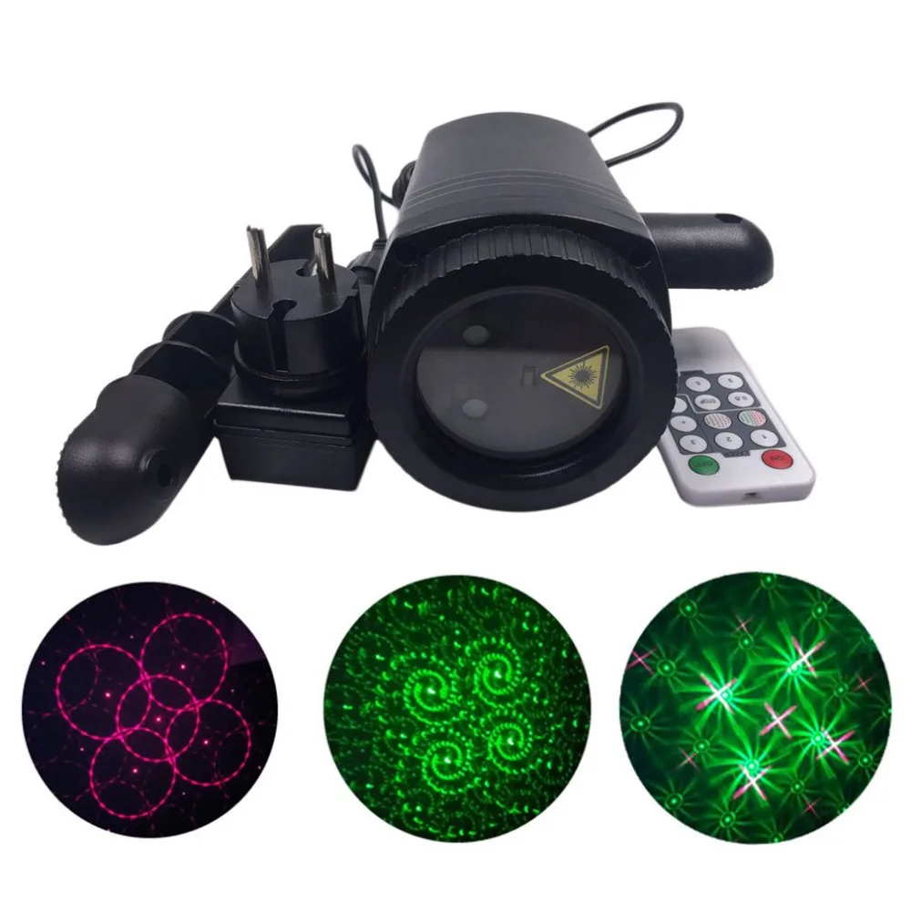 Outdoor LED Lawn Lamp Dynamic Laser Light Waterproof Remote Control Spot Lights Change Pattern Card For Party Wedding Garden | Лампы и