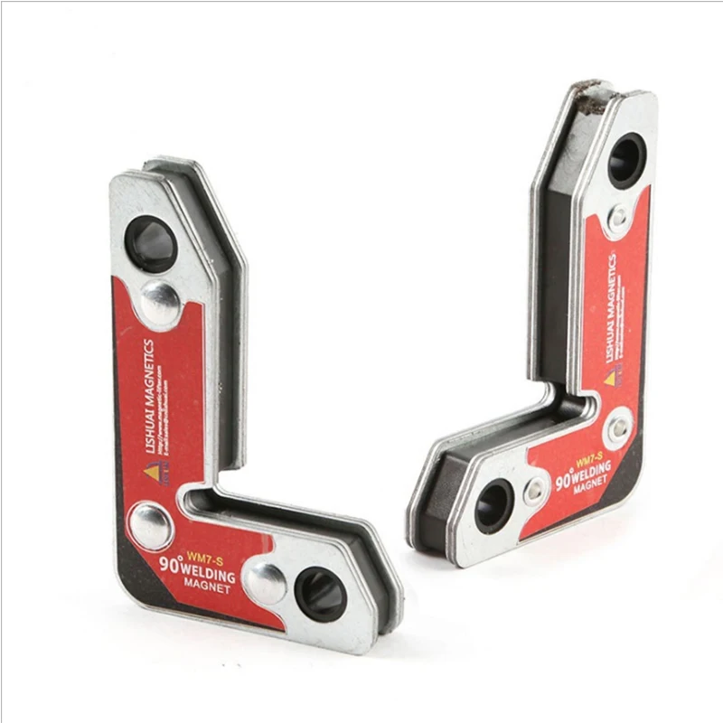 

Two pcspack New Strong Neodymium Magnetic ClampCorner Welding Magnet Holer two pcspack WM7 Welding Tools