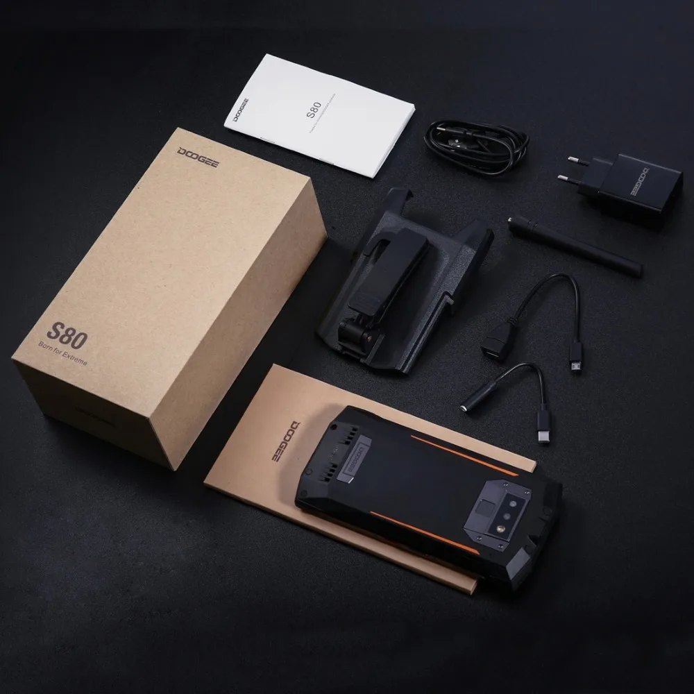 DOOGEE S80 IP68 прочный мобильный телефон 6 ГБ + 64 Walkie Talkie 5 99 дюймов Android 8 1 MTK6763T